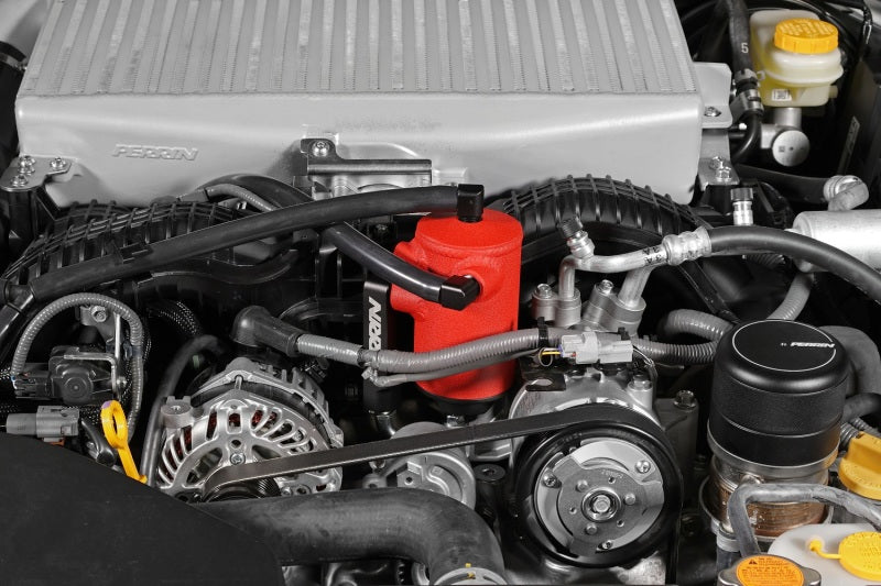 Perrin 22-23 Subaru WRX Air Oil Separator - Black Perrin Performance
