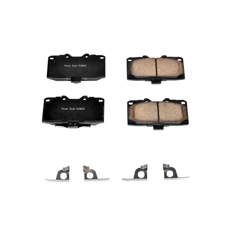 Power Stop 06-07 Subaru Impreza Front Z17 Evolution Ceramic Brake Pads w/Hardware PowerStop