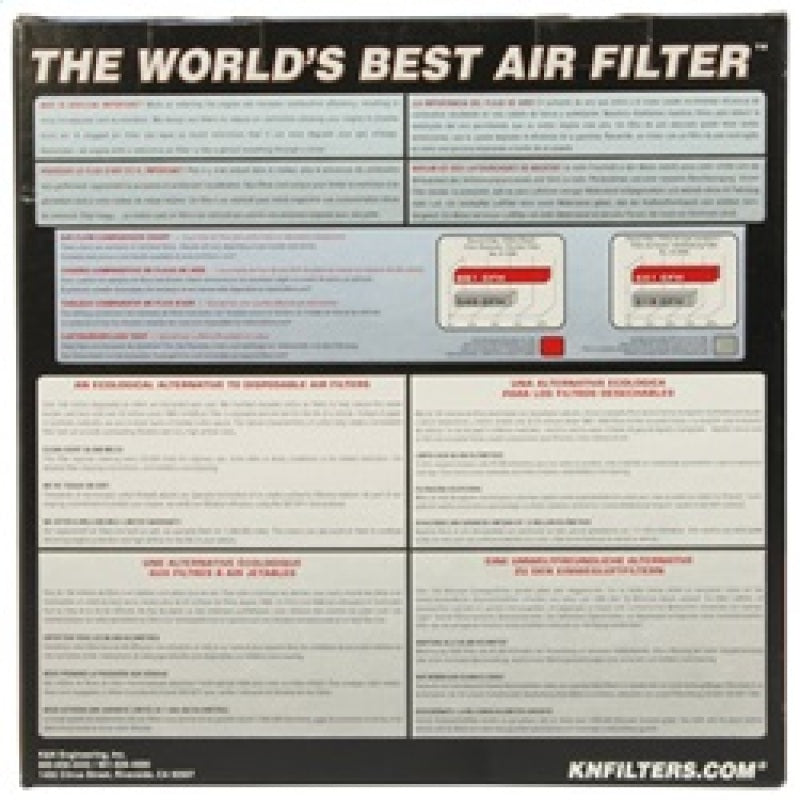 K&N Replacement Air Filter 97-05 Toyota HiLux 3.0L L5 K&N Engineering