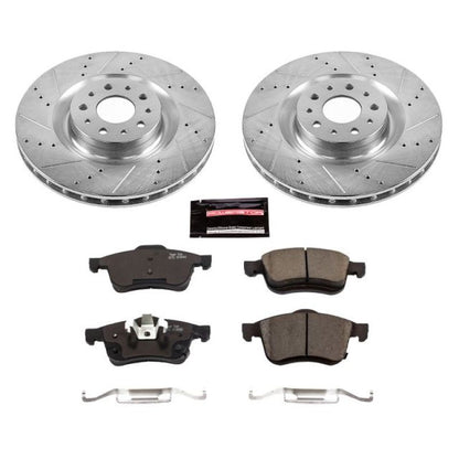 Power Stop 14-19 Fiat 500L Front Z23 Evolution Sport Brake Kit PowerStop