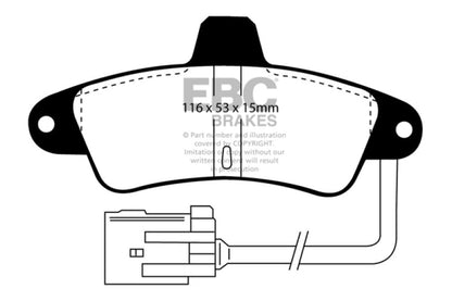EBC GreenStuff Rear Brake Pads - DP2965 EBC