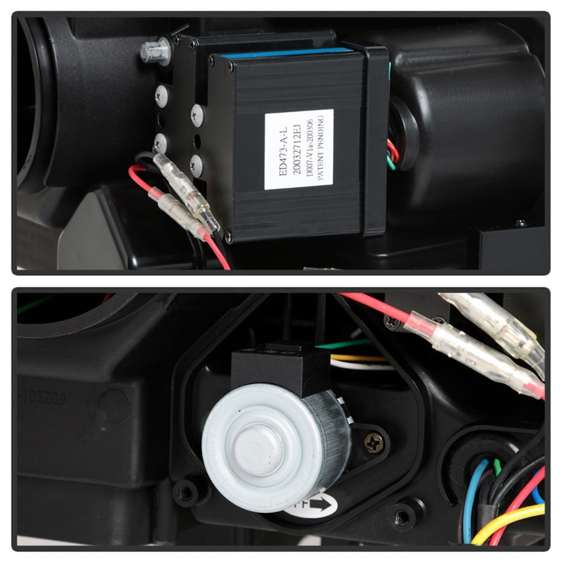 Spyder BMW Z4 09-13 Projector Headlights (Not Comp w Halogen) Black PRO-YD-BMWZ409HID-AFSSEQ-BK SPYDER