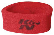 Load image into Gallery viewer, K&amp;N Universal Airforce PreCleaner Air Filter Foam Wrap - Round Straight - Red