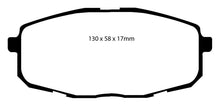 Load image into Gallery viewer, EBC YellowStuff Front Brake Pads - DP41562R