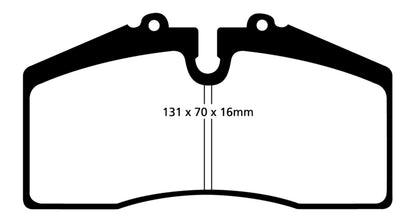 EBC RedStuff Front Brake Pads - DP31014C EBC