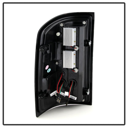Spyder GMC Sierra 14-16 LED Tail Lights Black Smoke ALT-YD-GS14-LBLED-BSM SPYDER