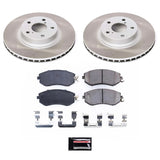 Power Stop 11-16 Subaru Impreza Front Semi-Coated Rotor Kit