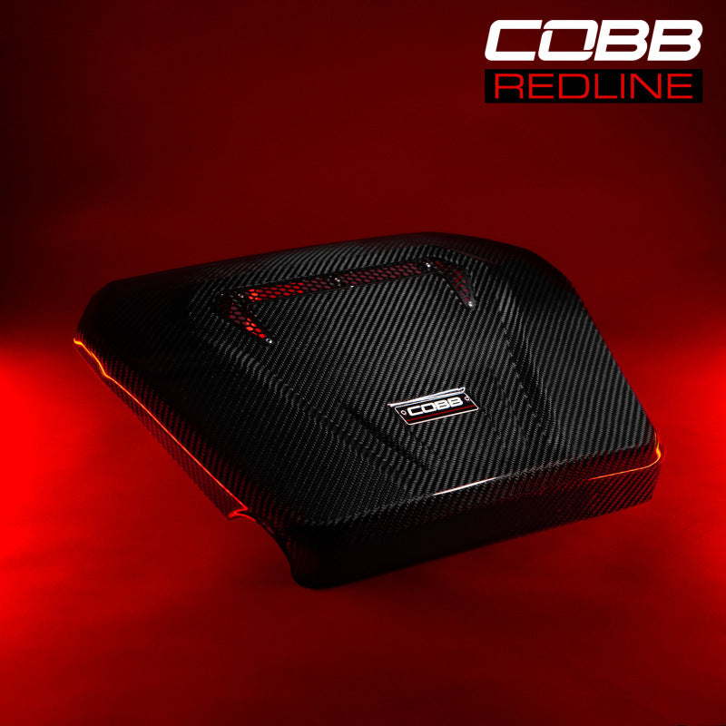 COBB Volkswagen GTI (MK7/MK7.5/MK8) / Golf R / Audi A3 & S3 (8V) Redline Carbon Fiber Engine Cover 4V2600