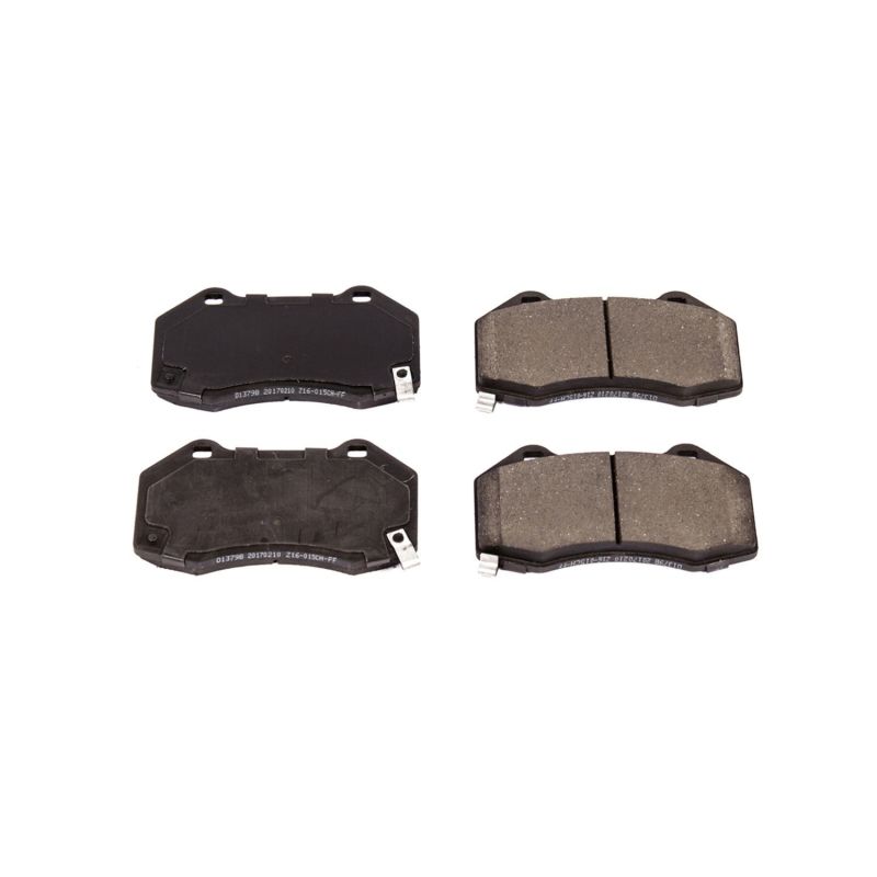 Power Stop 17-18 Fiat 124 Spider Front Z16 Evolution Ceramic Brake Pads PowerStop