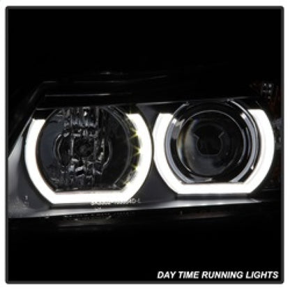 Spyder BMW E90 3-Series 06-08 4DR V2 Headlights - HID Only - Black PRO-YD-BMWE9005V2-HID-DRL-BK SPYDER