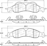 StopTech Premium Ceramic Brake Pads - 308.12780