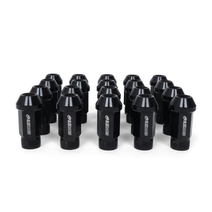 BLOX Racing Street Series Forged Lug Nuts - Black 12 x 1.5mm - Set of 16 (New Design) BXAC-00103-SSBK BXAC-00103-SSBK