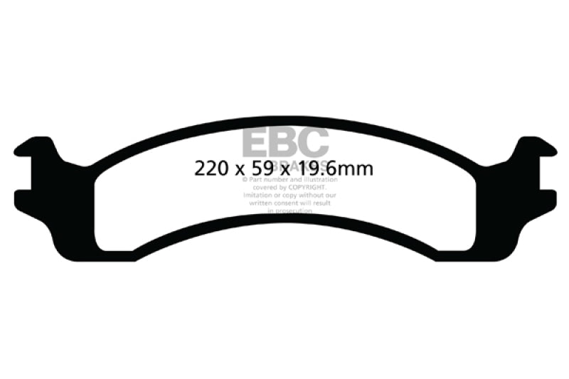 EBC Ultimax2 Front Brake Pads - UD859 EBC