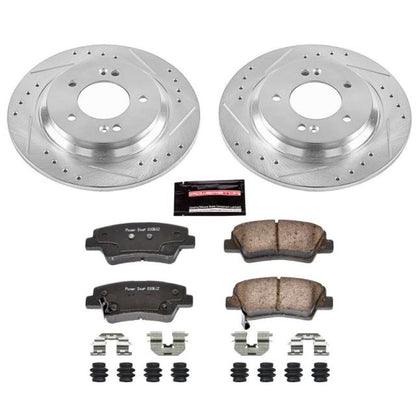 Power Stop 18-19 Hyundai Elantra GT Rear Z23 Evolution Sport Brake Kit PowerStop