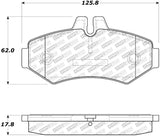 StopTech Street Disc Rear Brake Pads - 305.09280