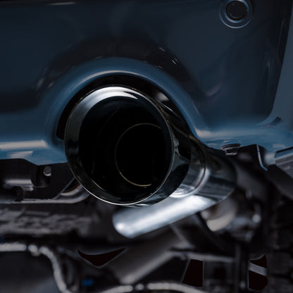 AWE Tuning 2021+ Ford F-150 Tremor (w/ Bumper Cutouts) 0FG Resonated Catback - Diamond Black Tips AWE Tuning
