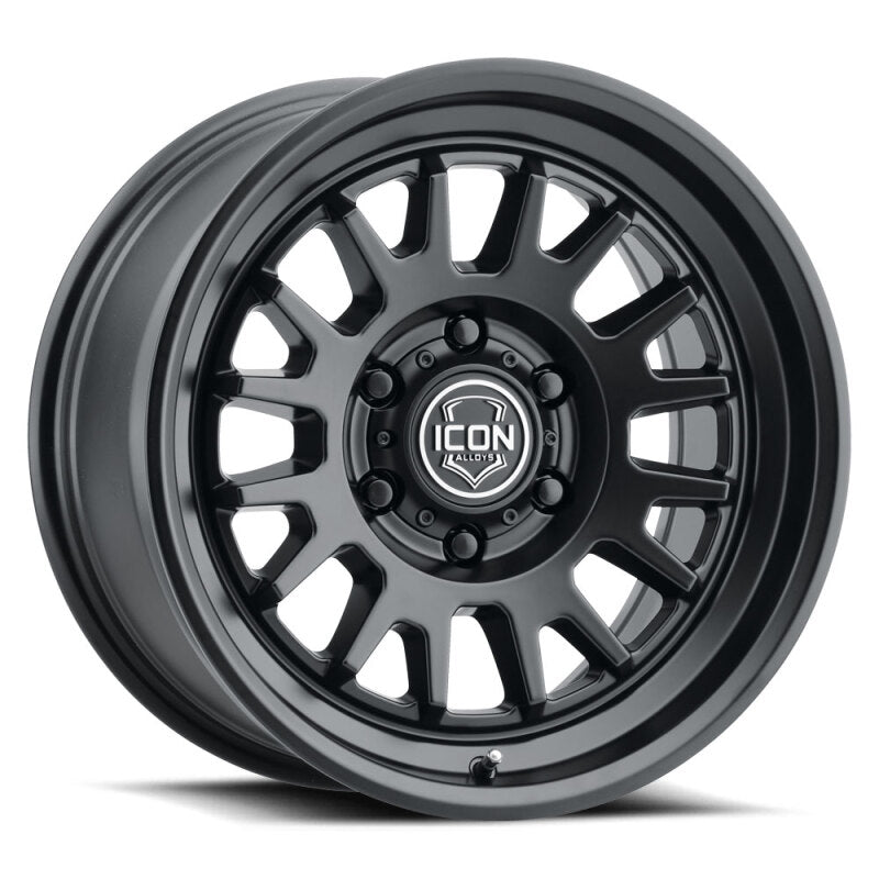 ICON Alloys Anza 17x8.5 5x150 +25mm 5.75" Backspacing Satin Black Wheel - 8217855557SB