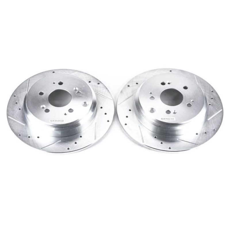 Power Stop 07-13 Acura MDX Rear Evolution Drilled & Slotted Rotors - Pair PowerStop