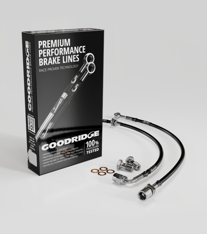 Goodridge 08-15 Audi S5 Stainless Steel Front Brake Lines Goodridge