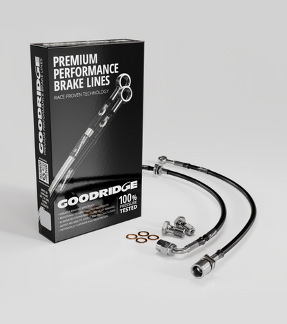 Goodridge 08-15 Audi S5 Stainless Steel Front Brake Lines Goodridge