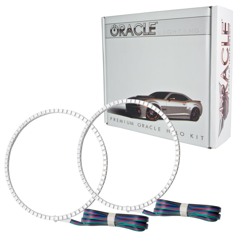 Oracle Ford Mustang 10-12 LED Fog Halo Kit - GT Grille Fogs - ColorSHIFT