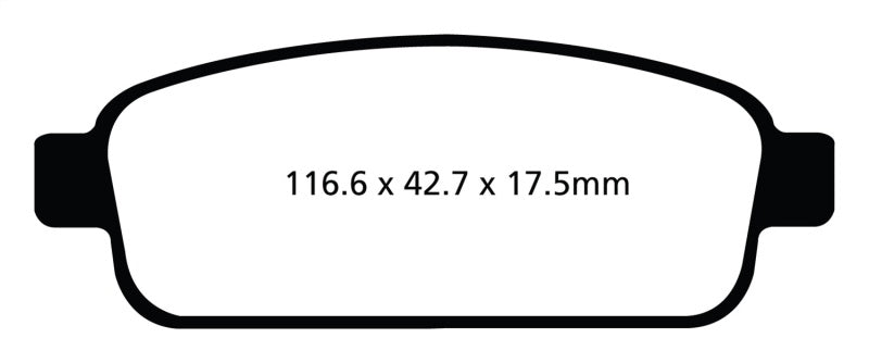 EBC GreenStuff Rear Brake Pads - DP22066