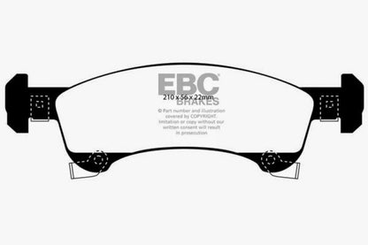 EBC Extra Duty Front Brake Pads - ED91651 EBC