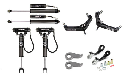 Cognito 20-26 Chevrolet Silverado 2500 HD 3in Premier Billet UCA Leveling Kit w/ 2.0 RR Shocks