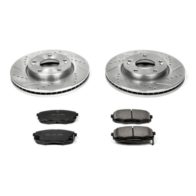 Power Stop 09-12 Hyundai Elantra Front Z23 Evolution Sport Brake Kit PowerStop