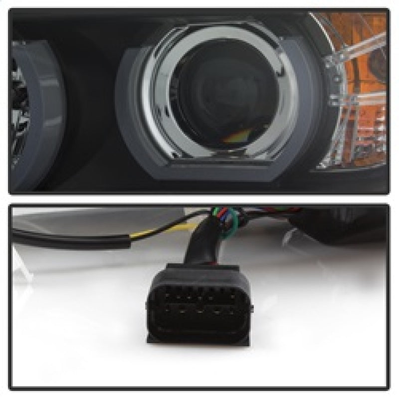 Spyder BMW E90 3-Series 06-08 4DR V2 Headlights - HID Only - Black PRO-YD-BMWE9005V2-HID-DRL-BK SPYDER