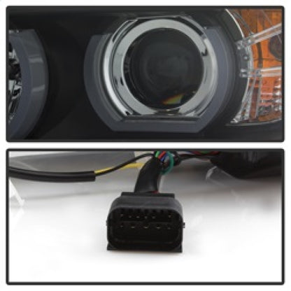 Spyder BMW E90 3-Series 06-08 4DR V2 Headlights - HID Only - Black PRO-YD-BMWE9005V2-HID-DRL-BK SPYDER