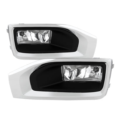 Spyder GMC Yukon/Yukon XL 2015-2017 OEM Fog Lights W/Cover and Switch Clear FL-GYD15-C SPYDER