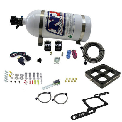 Nitrous Express Dry, Dual Stage Billet Crossbar Plate System 100-1000 HP (4500 Flange) - 66247-10