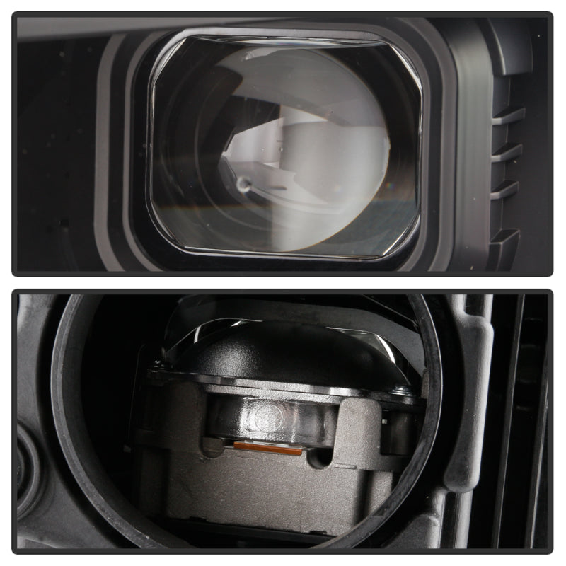 Spyder Chevy Camaro 16-18 HID Model Full LED Headlights Black PRO-YD-CCAM16HIDAP-SEQ-BK SPYDER