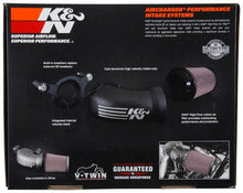 Load image into Gallery viewer, K&amp;N 08-17 Harley Davidson Touring Models Performance Air Intake System Silver