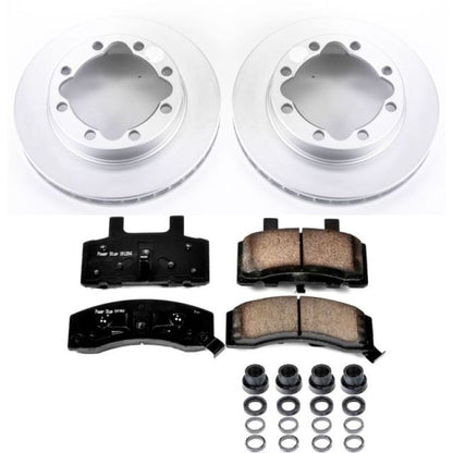 Power Stop 94-99 Chevrolet K1500 Suburban Front Z17 Evolution Geomet Coated Brake Kit PowerStop
