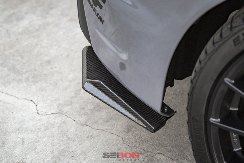 Seibon SA-style carbon fiber rear lip for 2016-2018 Ford Focus RS - RL16FDFO-SA