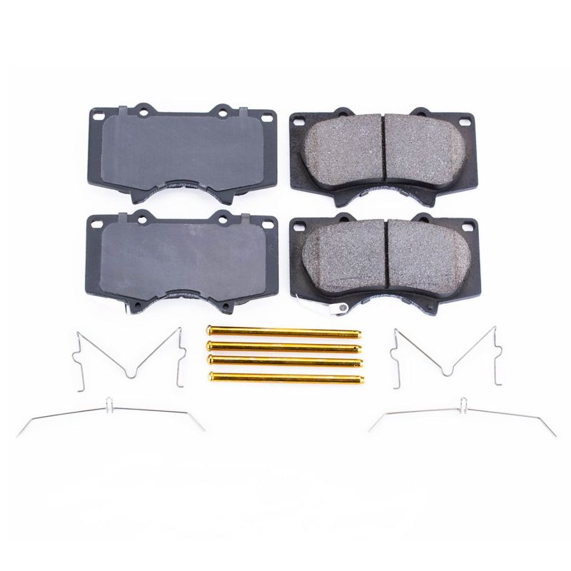 Power Stop 10-19 Toyota 4Runner Front Z17 Evolution Ceramic Brake Pads w/Hardware PowerStop