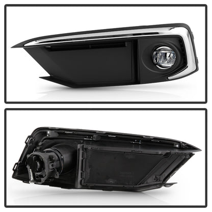 Spyder Honda Civic 2019+ OEM LED Fog Lights w/ OEM switch - Clear FL-HC2019-LED-C SPYDER