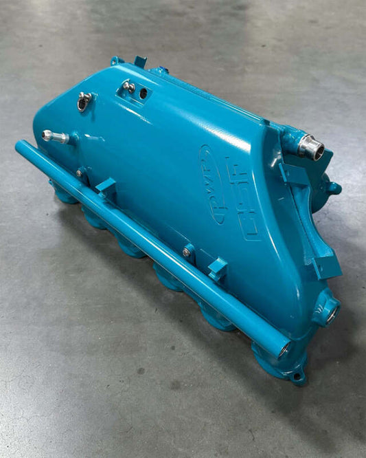 CSF BMW M2/M3/M4 S58 (G8X) Charge-Air Cooler Manifold - MIami Blue