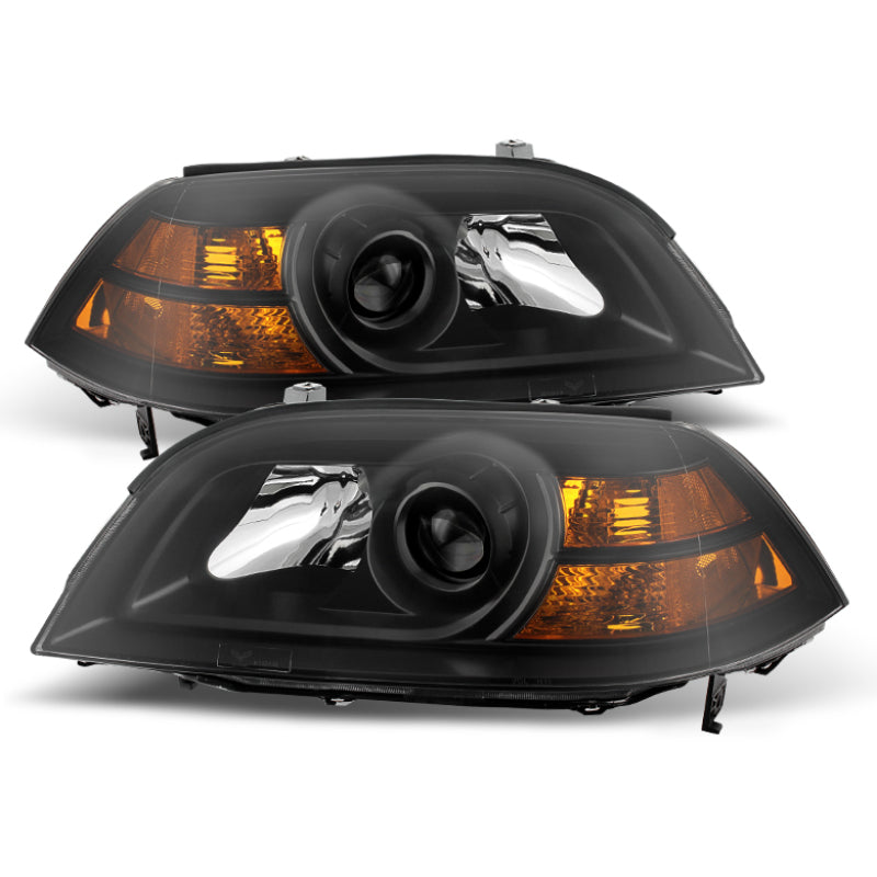 Xtune Acura Mdx 2004-2006 Crystal Headlights Black HD-JH-AMDX04-AM-BK SPYDER