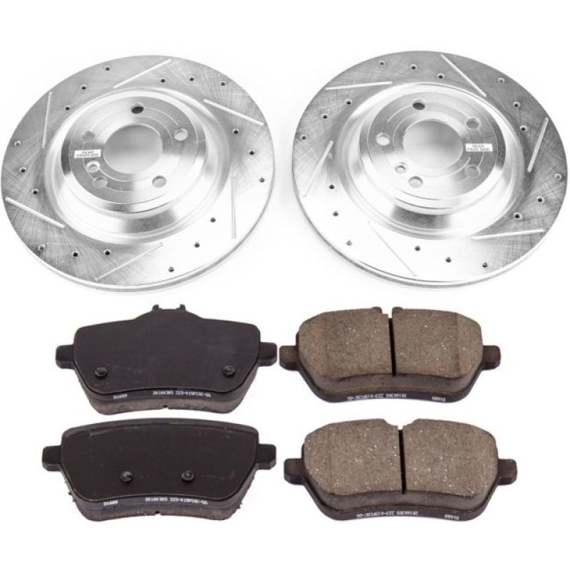 Power Stop 15-16 Mercedes-Benz SL400 Rear Z23 Evolution Sport Brake Kit PowerStop