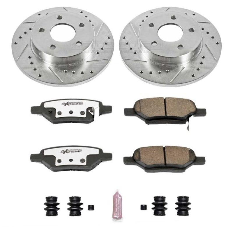 Power Stop 05-08 Chevrolet Cobalt Rear Z26 Street Warrior Brake Kit PowerStop