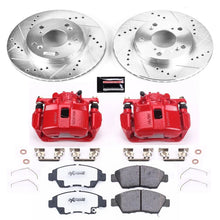 Load image into Gallery viewer, Power Stop 13-15 Acura ILX Front Z26 Street Warrior Brake Kit w/Calipers