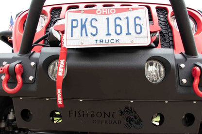 Fishbone Offroad 2018+ Jeep JL/Gladiator Wrangler JL/Gladiator Front Winch Bumper - Black Powdercoat Fishbone Offroad