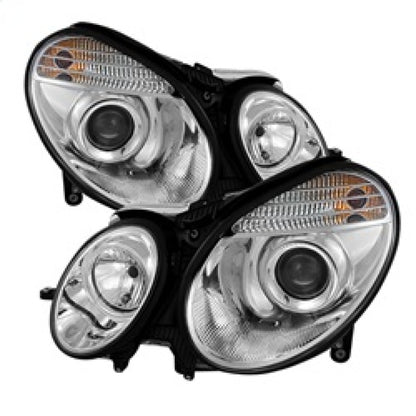 Spyder Mercedes Benz E-Class 03-06 Projector Headlights Halogen Model Only- Chrm PRO-YD-MBW21103-C SPYDER