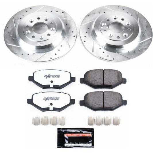 Power Stop 11-15 Ford Edge Front & Rear Z23 Evolution Sport Brake Kit w/Calipers