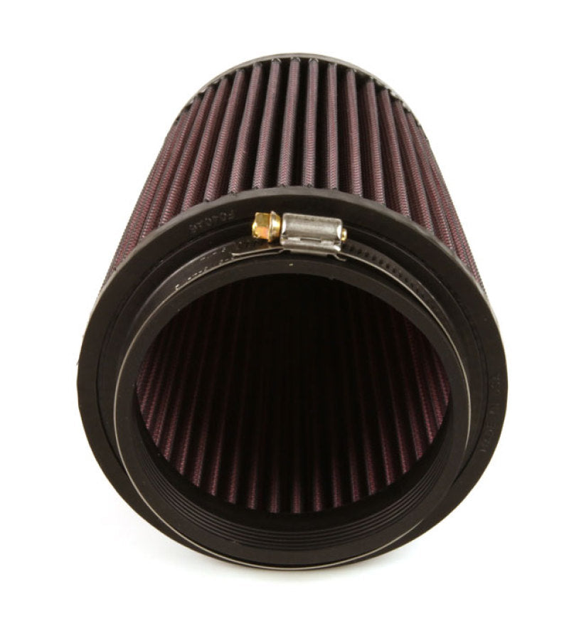 K&N Filter Universal Rubber Filter 4 inch Flange 5 3/8 inch Base 4 3/8 inch Top 7 inch Height K&N Engineering