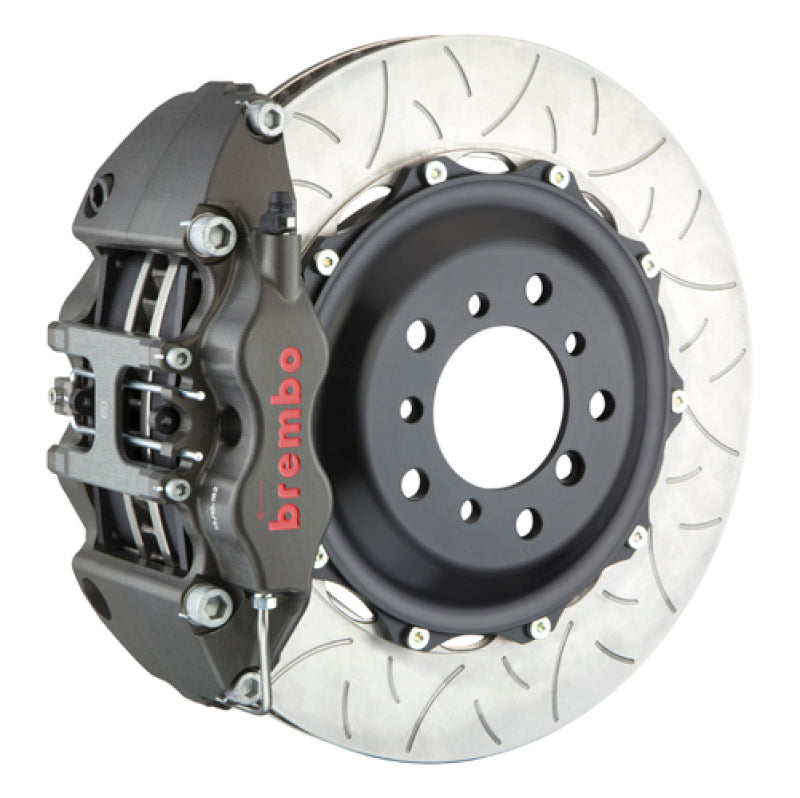Brembo 05-09 Corvette Z51 PISTA Front Race BBK 4 Piston Billet 2pc355x35x53a 2pc Rotor T3-Clear HA Brembo