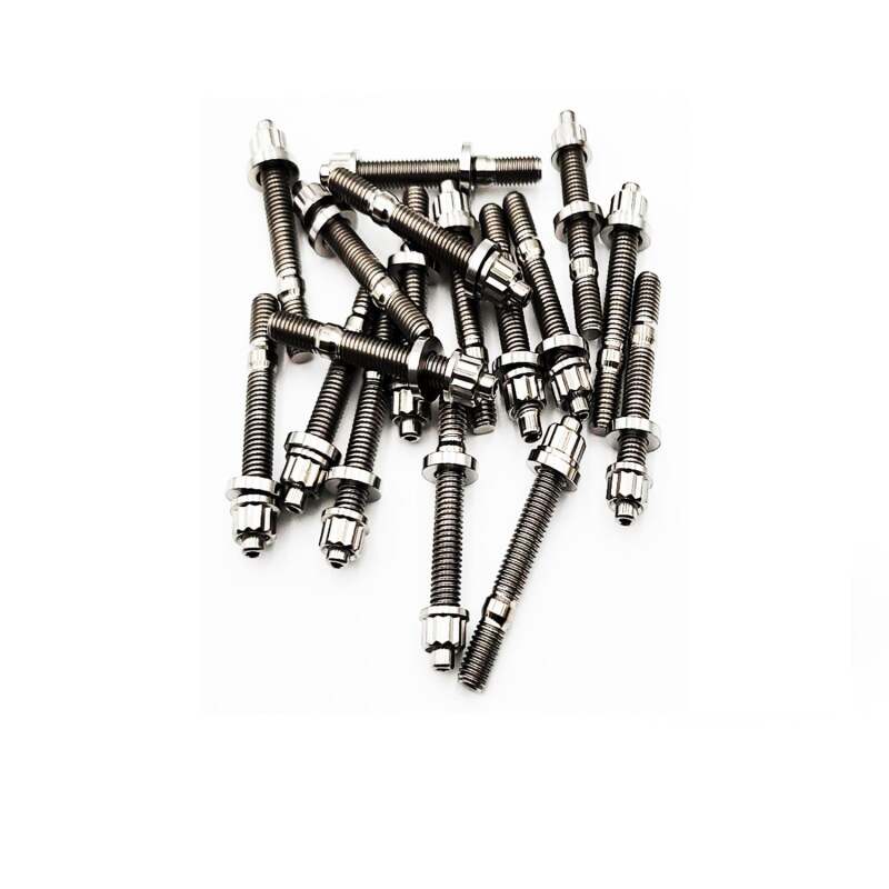 BLOX Racing Xtreme Titanium Intake/Exhaust Manifold Studs Raw 65mm 9-Piece Kit BXFL-00309-9-TI BXFL-00309-9-TI